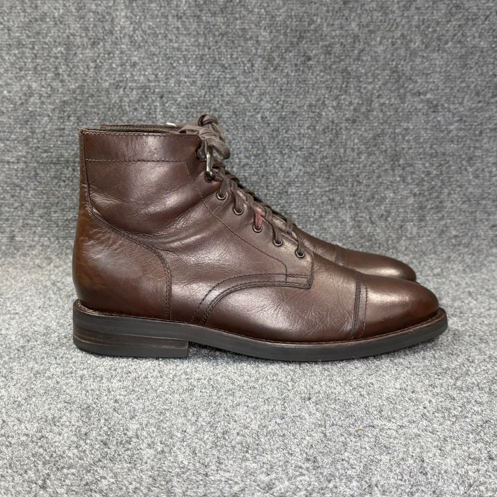 Thursday Boot Co. Captain Boots Men's 12 Canyon Brown Leather Lace Classic Ankle